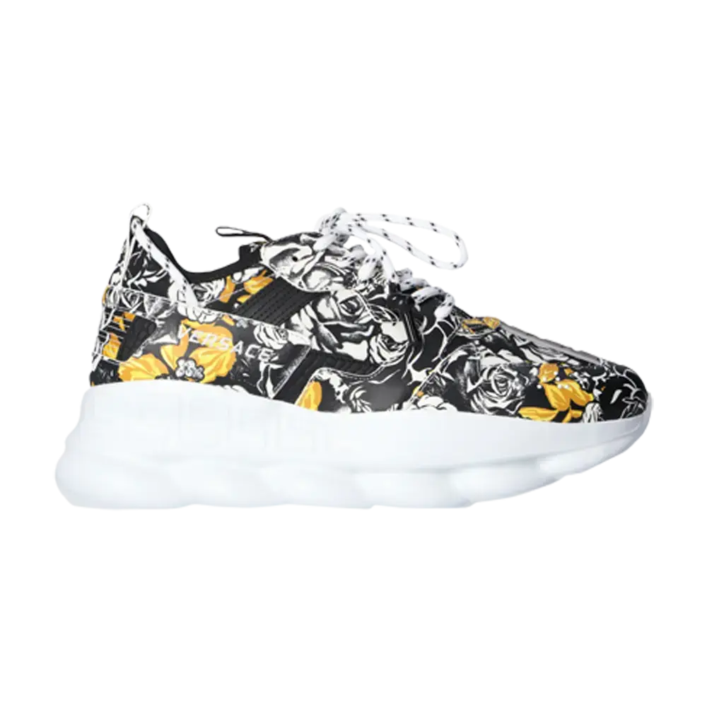 Кроссовки Versace Chain Reaction, черный