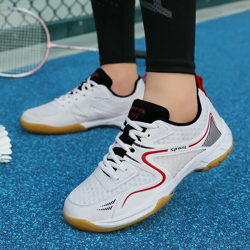 Спортивные кроссовки для бадминтона и настольного тенниса, White