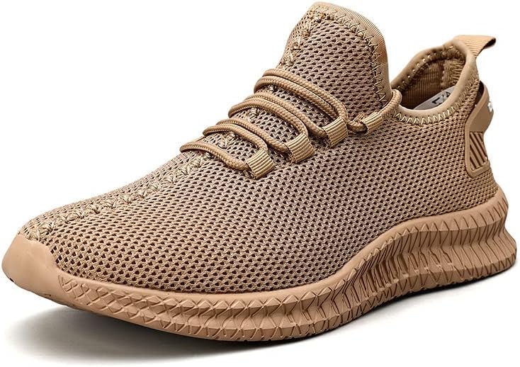 

MUGUOY 2022 Новая мужская обувь больших размеров, удобная ортопедическая обувь, ультралегкие дышащие кроссовки для ходьбы, нескользящие спортивные кроссовки, коричневый