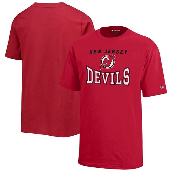 Футболка Youth New Jersey Devils красная Champion — фото 2