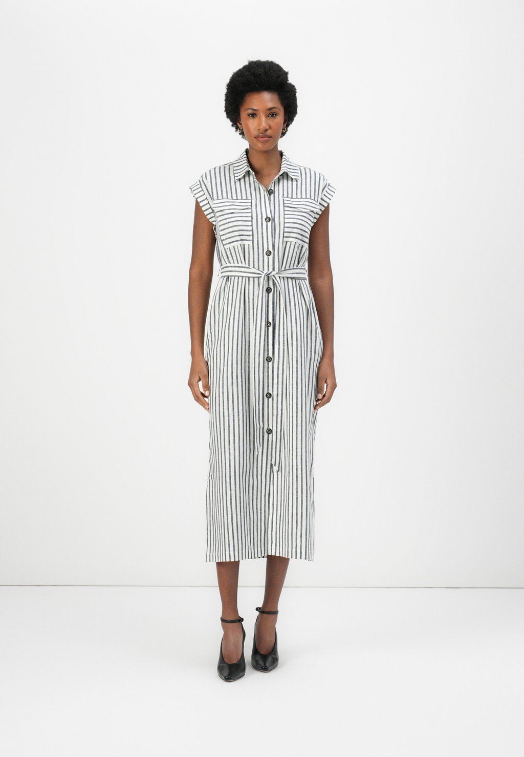 

Платье-рубашка ABBY DRESS Barbour, темно-синий