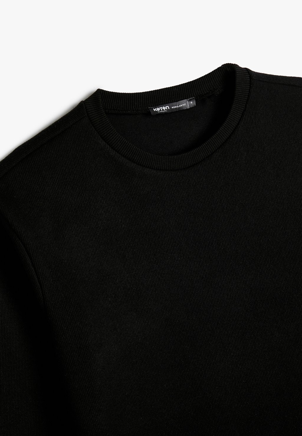 

Джемпер CREW NECK LONG SLEEVE BASIC Koton, черный
