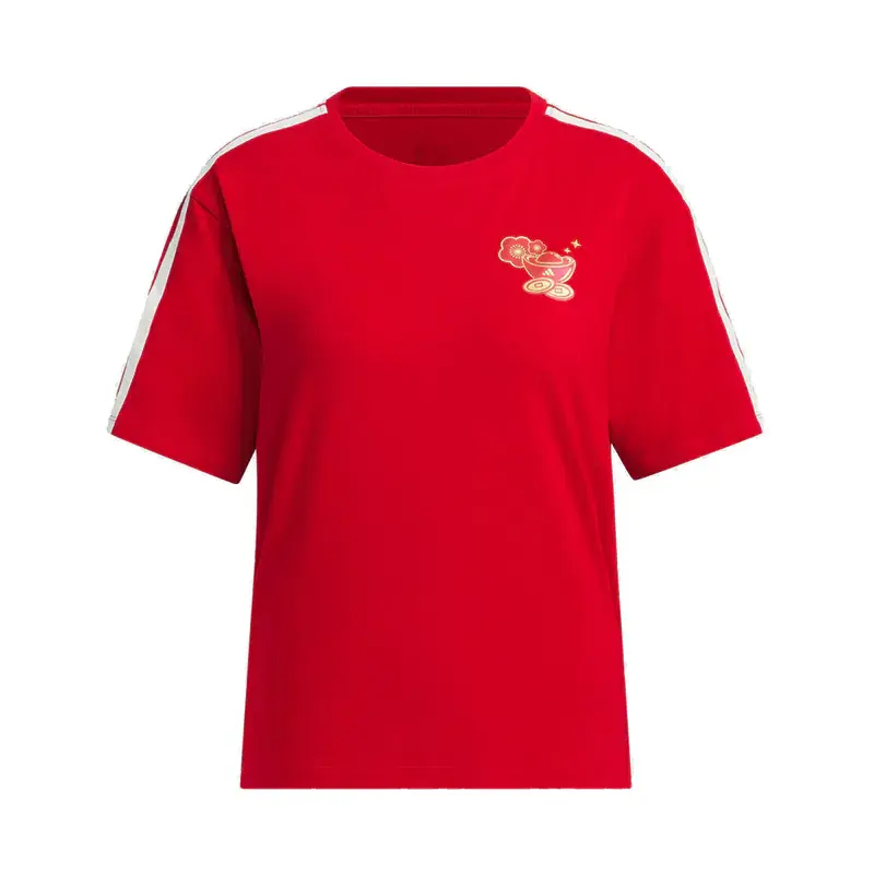 

Adidas Футболка CNY FW24 женская красная