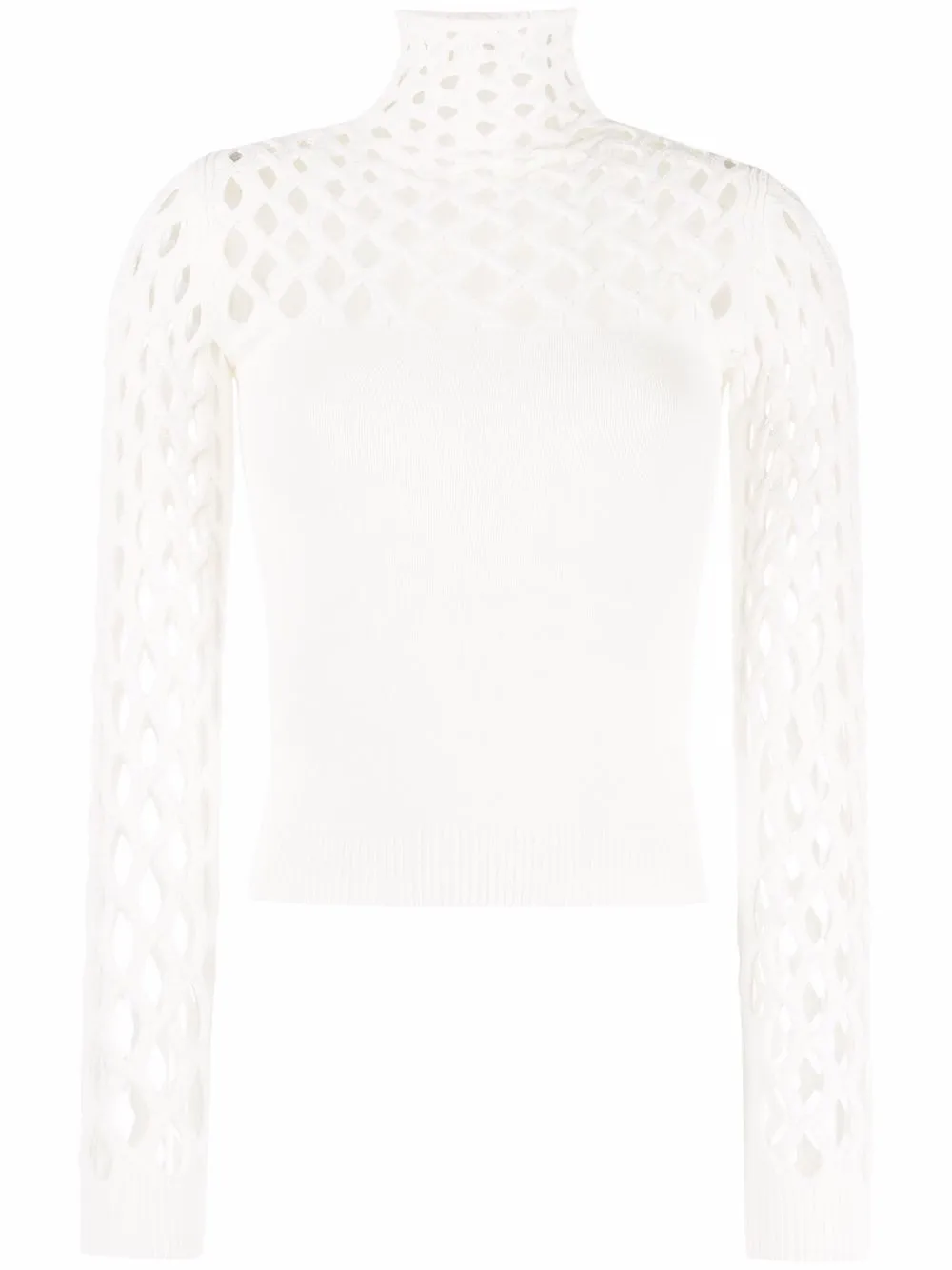 

Топ с высоким воротником VALENTINO GARAVANI, нейтральный