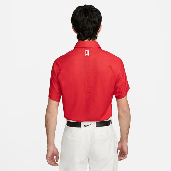 Рубашка поло dri fit adv Рубашка поло tiger woods Nike, красный — фото 2