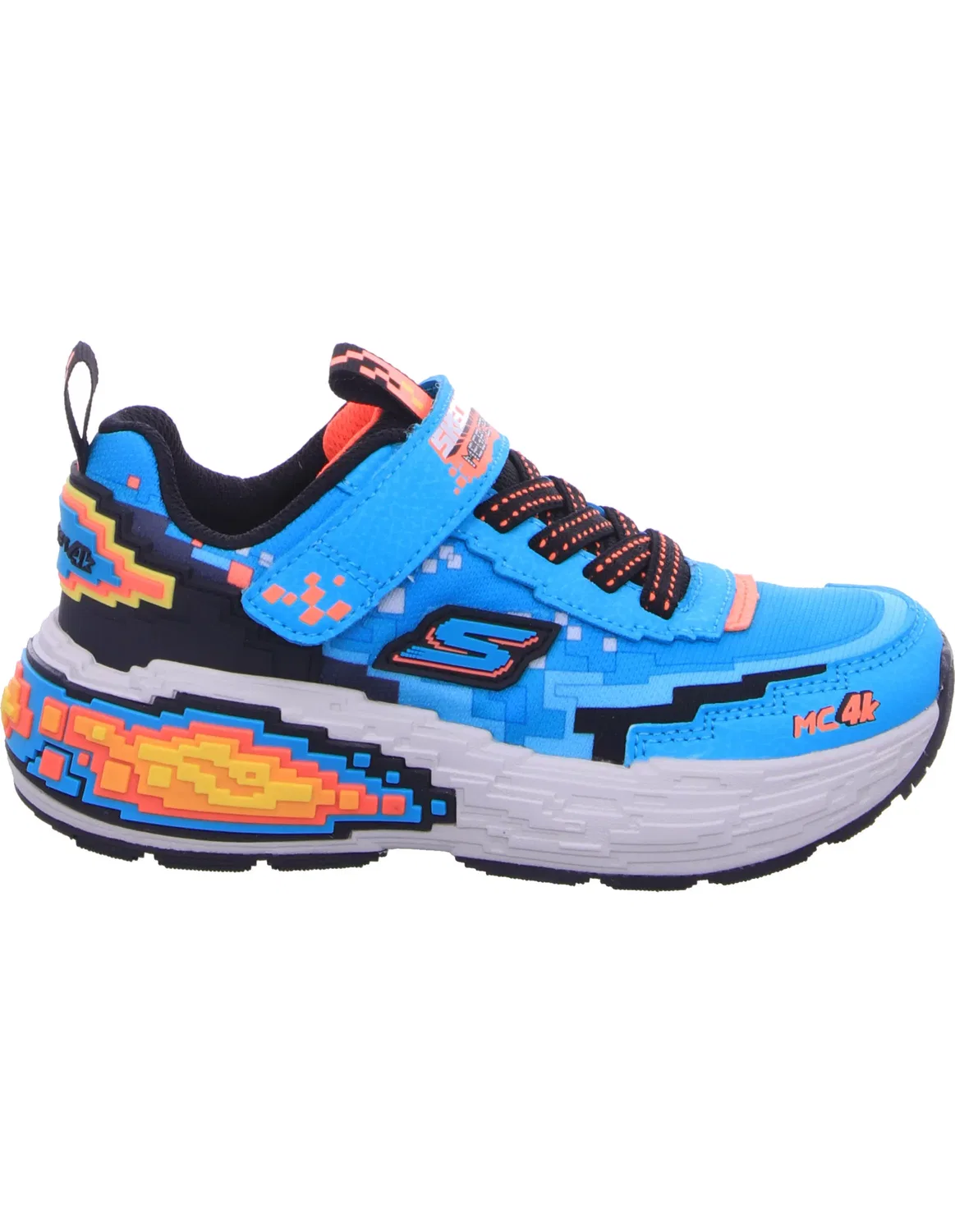 Полуботинки детские Skechers, бирюзовый/черный — фото 3
