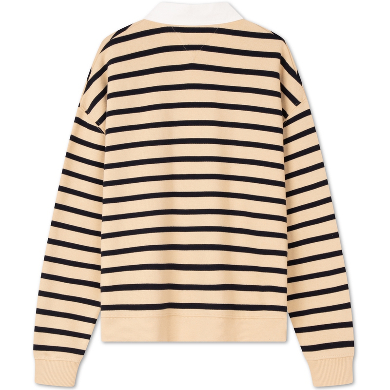 Tommy Hilfiger Свитшот Women's в полоску бежевый желтый черный — фото 4