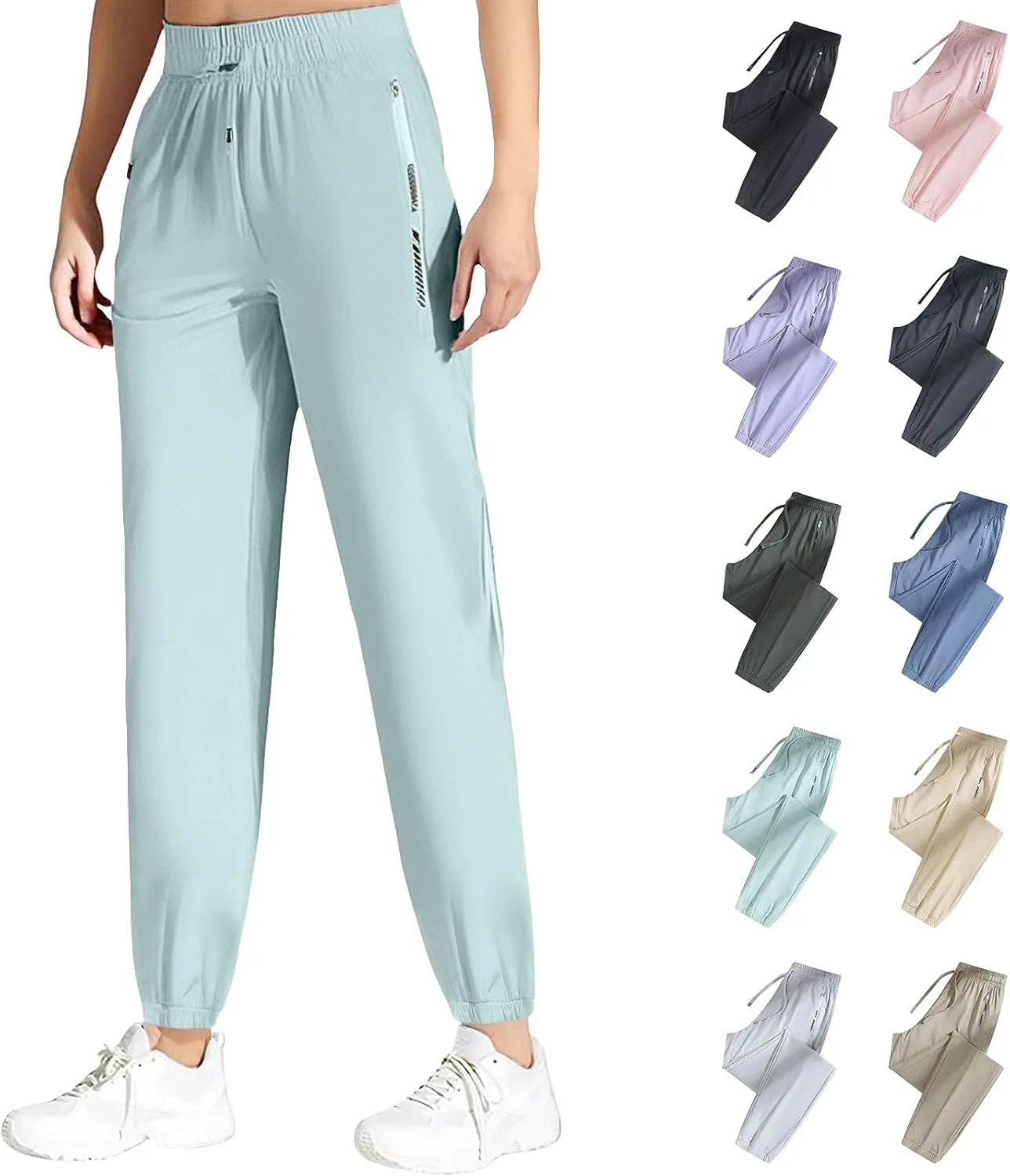 Женские спортивные брюки Senistyle Stretch Active Pants, ультраэластичные, дышащие, повседневные, быстросохнущие, для женщин старше 50 лет Generic, зеленый