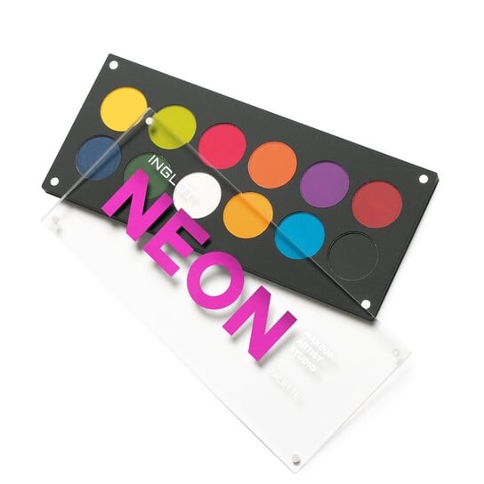 

Палетка теней для век Inglot, Makeup Artist Studio Neon, разноцветный