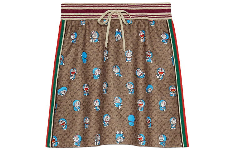 

Юбка женская Doraemon x Gucci, бежевый