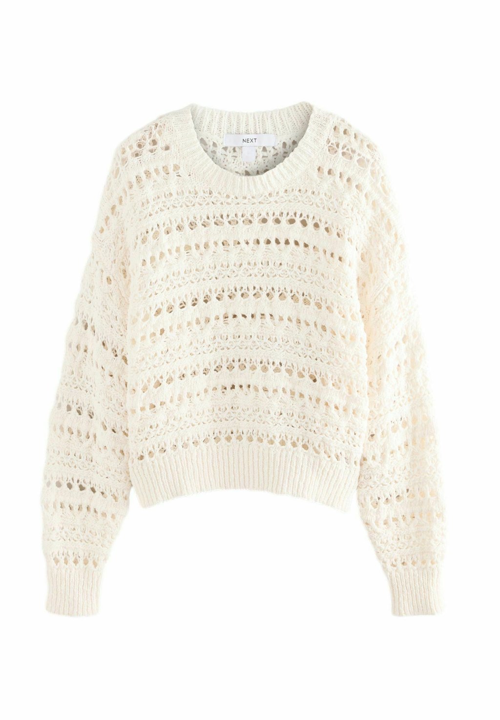 

Джемпер STITCH LONG SLEEVE CREW NECK Next, кремовый