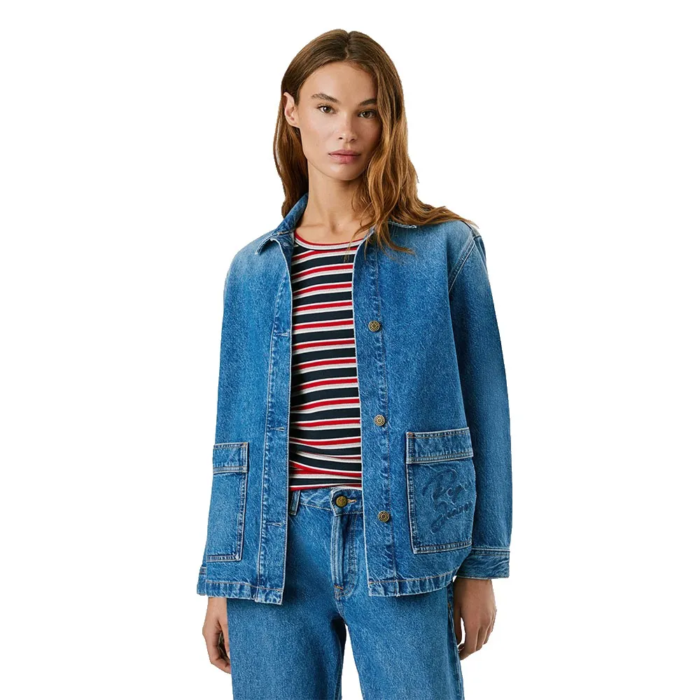 

Куртка Pepe Jeans Shelby denim, синий