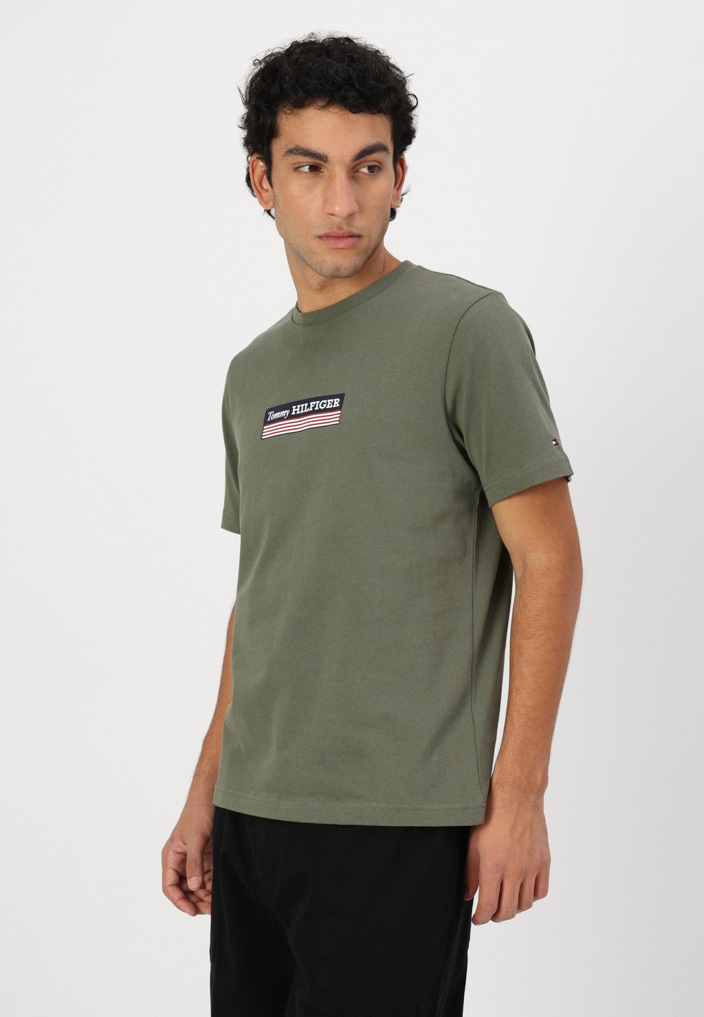 

Футболка с принтом BOX TEE Tommy Hilfiger, темно-зеленый