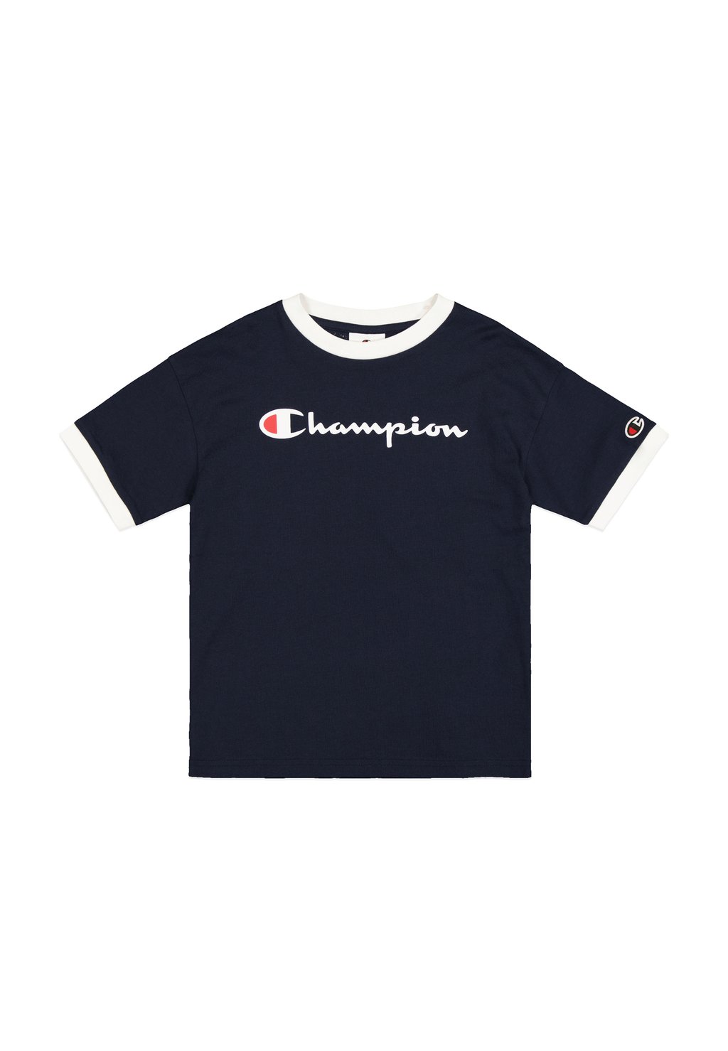 

Футболка с принтом Champion, темно-синий