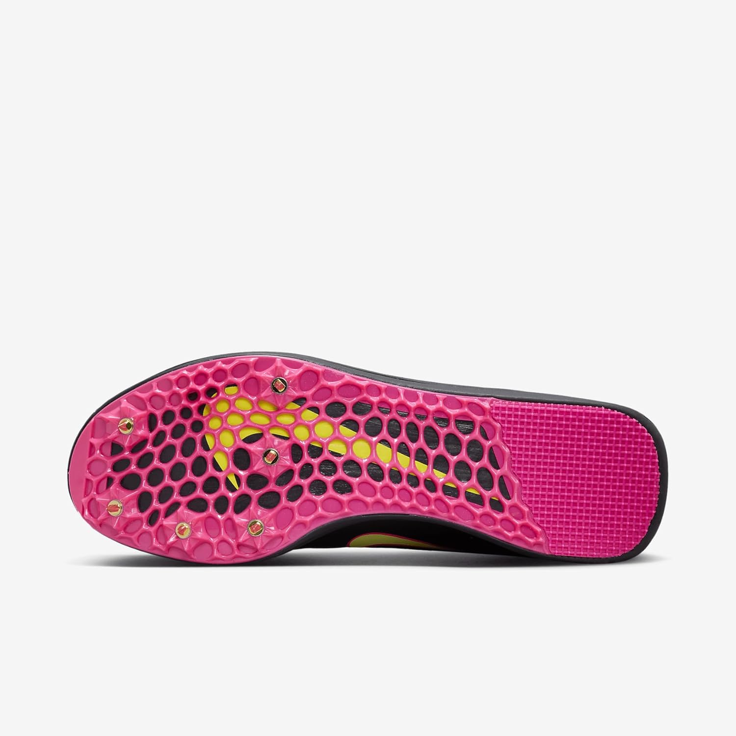 Унисекс бутсы Triple Jump Elite 2 (101 - Белый/Черный/Оранжевый/Гипер-розовый) Nike, Black/Light Lemon Twist/Fierce Pink — фото 2