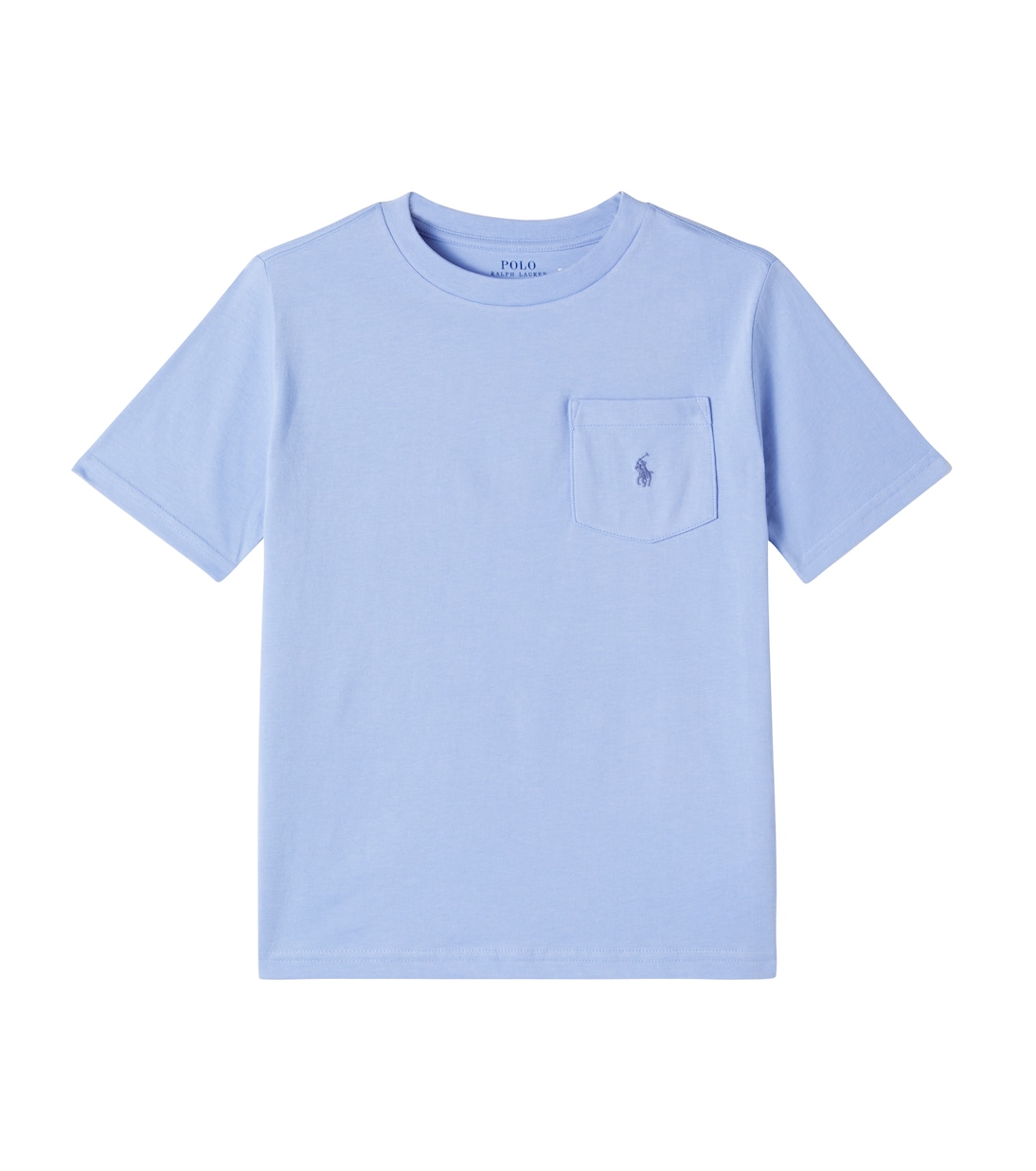 

Хлопковая футболка Polo Ralph Lauren Kids, CHAMBRAY BLUE C7560