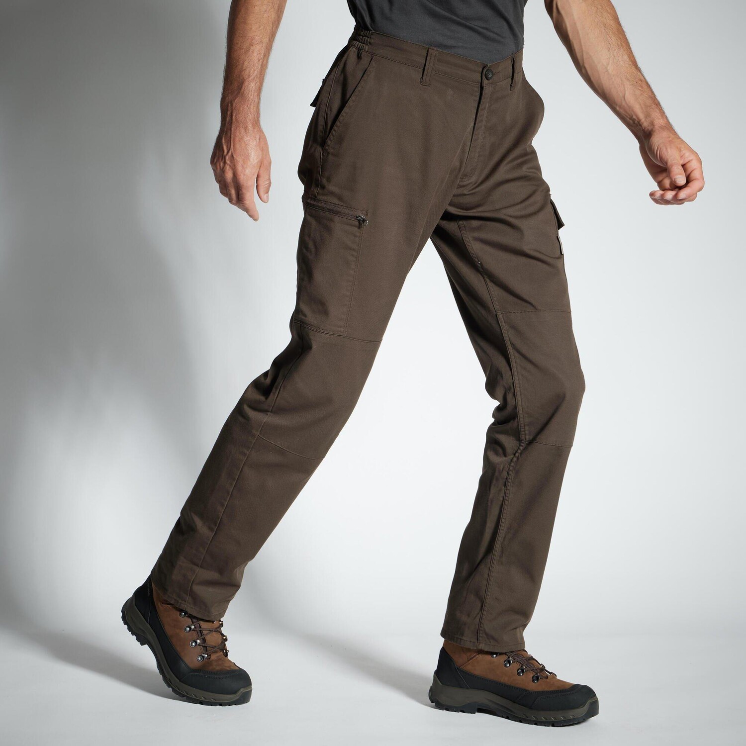 

Брюки-карго Decathlon Resist Solognac, серый