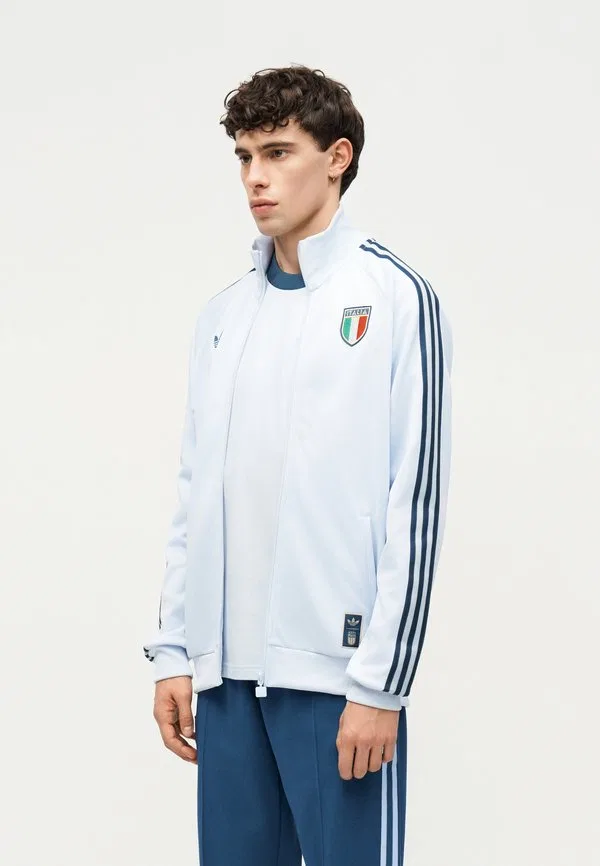 Спортивные штаны сборной италии по футболу Adidas Originals, Night Marine — фото 4