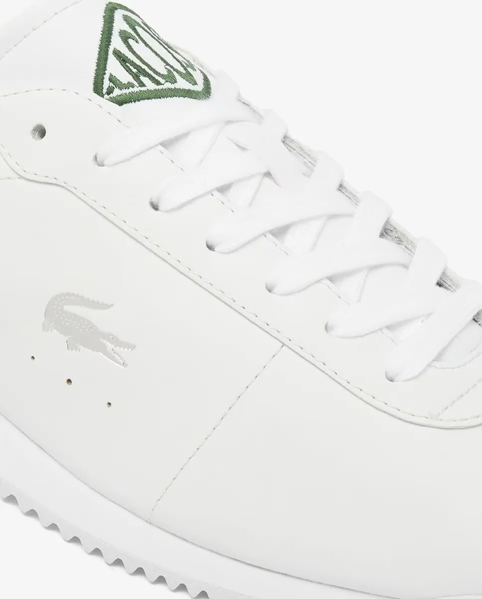 Мужские кроссовки Club-Low черного цвета из кожи Lacoste, белый — фото 4