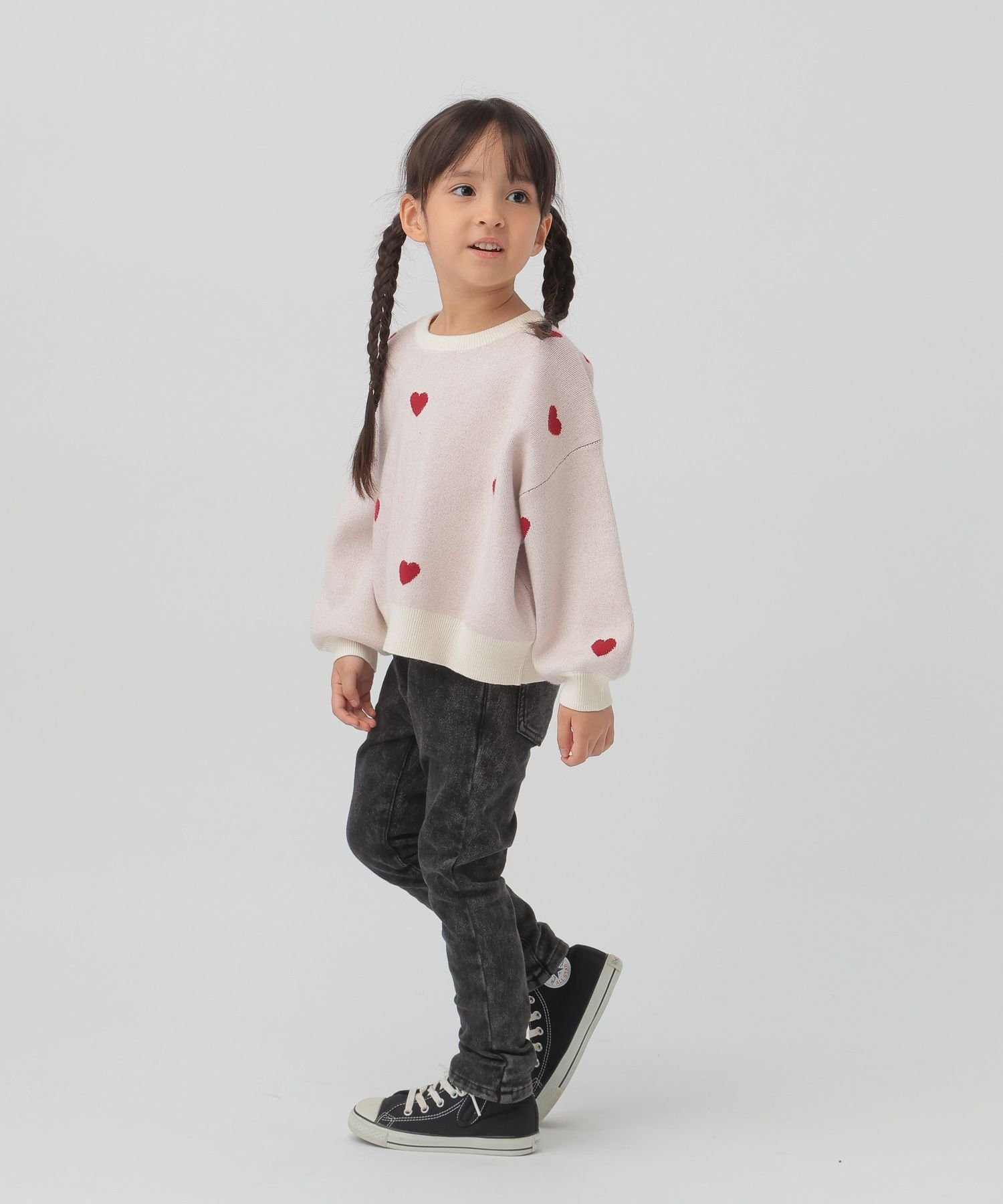 Теплые узкие брюки Sugorak / Доступны в размерах 100-120 см / 593425 GLOBAL WORK, Medium-thick denim 85