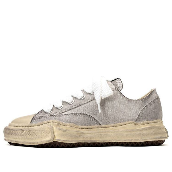

Кроссовки peterson og sole distressed canvas low Maison Mihara Yasuhiro, белый