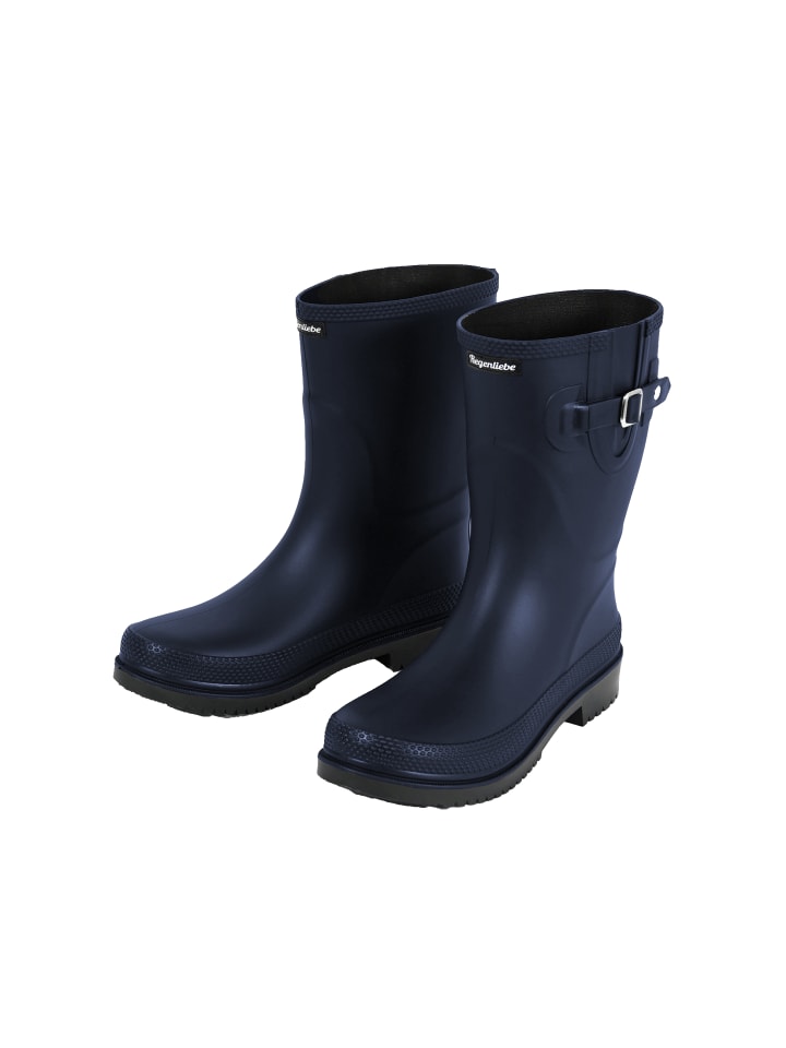 Резиновые сапоги Regenliebe Gummistiefel Pfütze, цвет dunkelblau/schwarz — фото 2