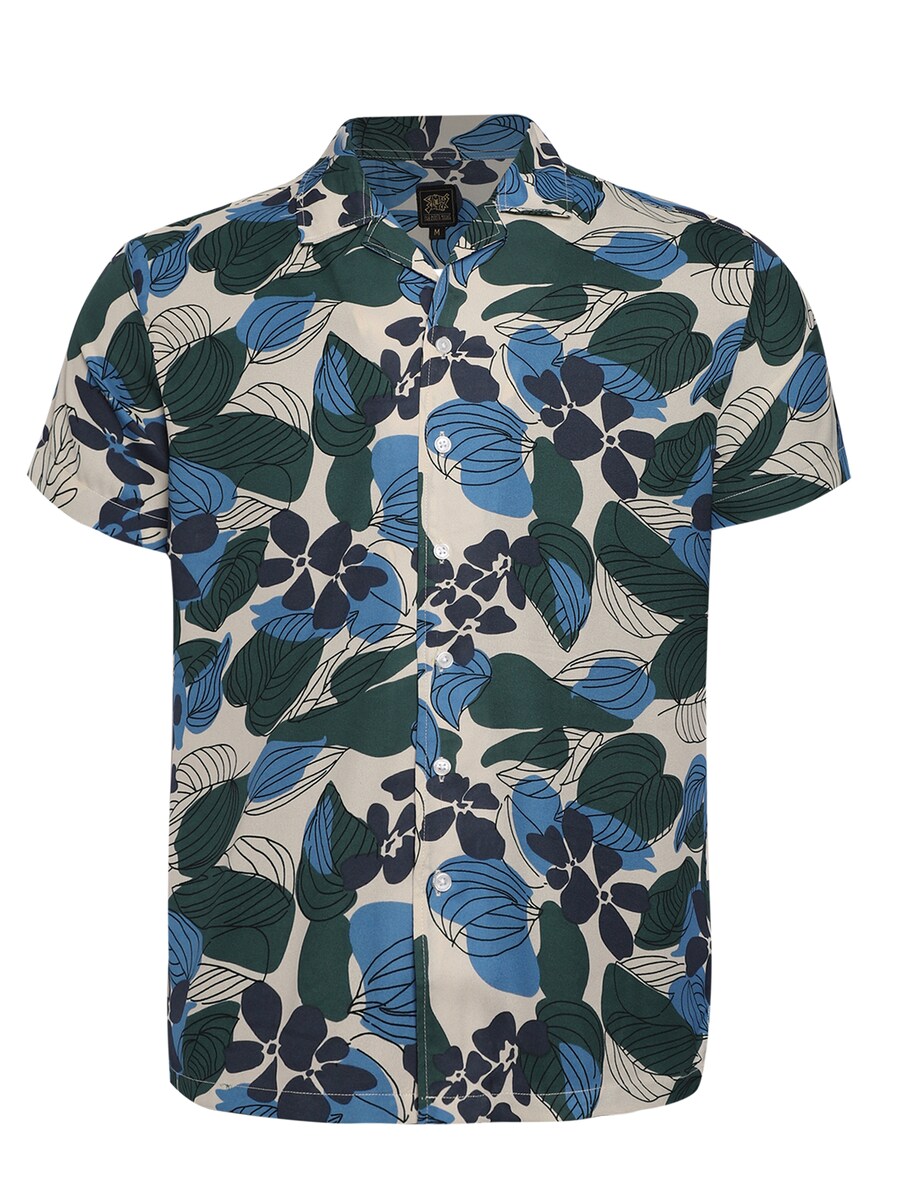 

Повседневная рубашка Campus Sutra Regular fit Button Up Shirt Braxton, бежевый