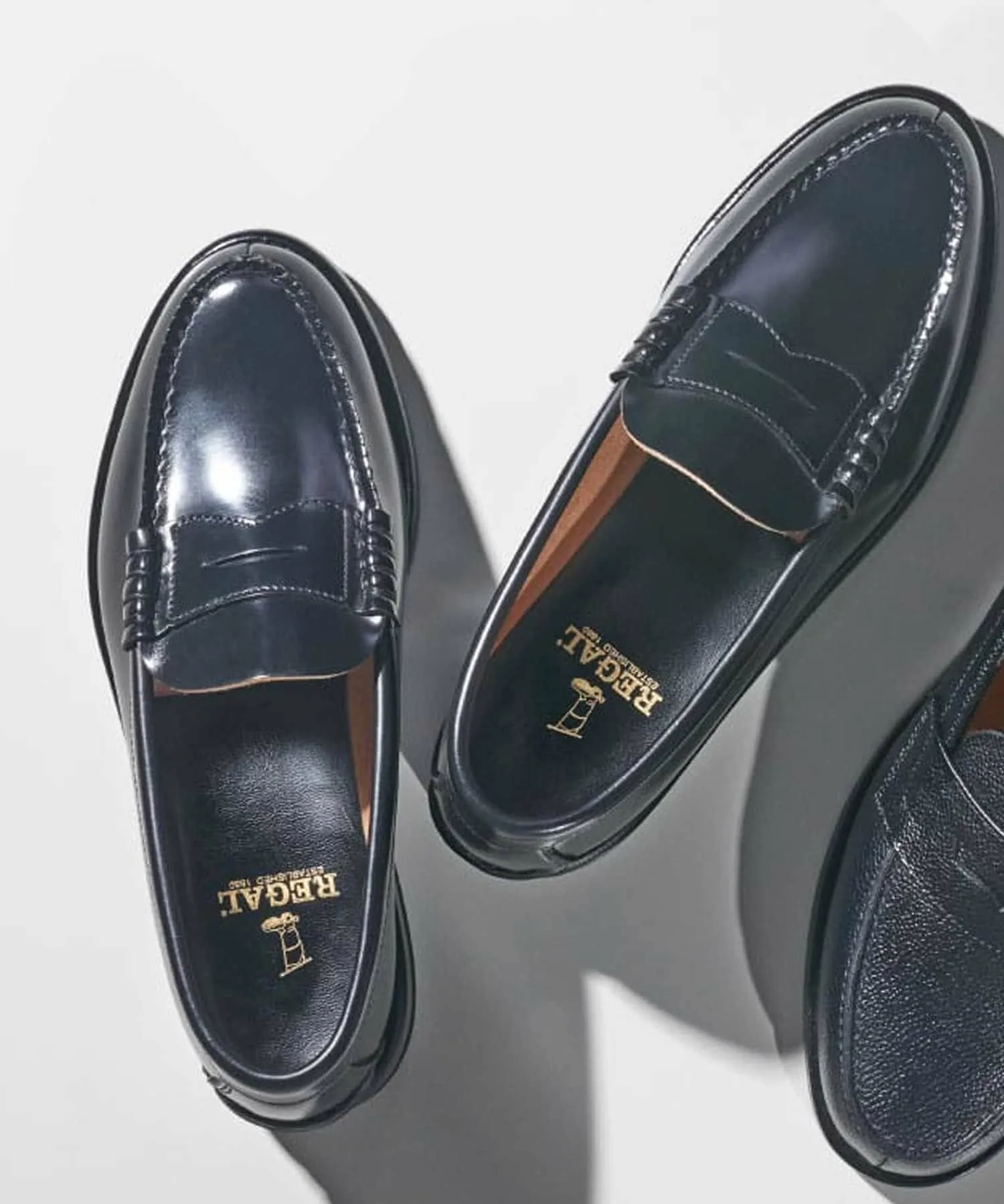 Лоферы Regal 2177, черные, деловые. Regal, black