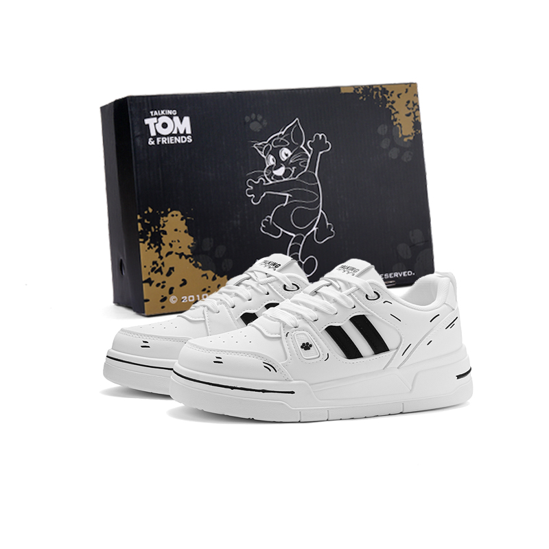 

TALKING TOM Низкие скейтерские кроссовки унисекс белые, цвет White