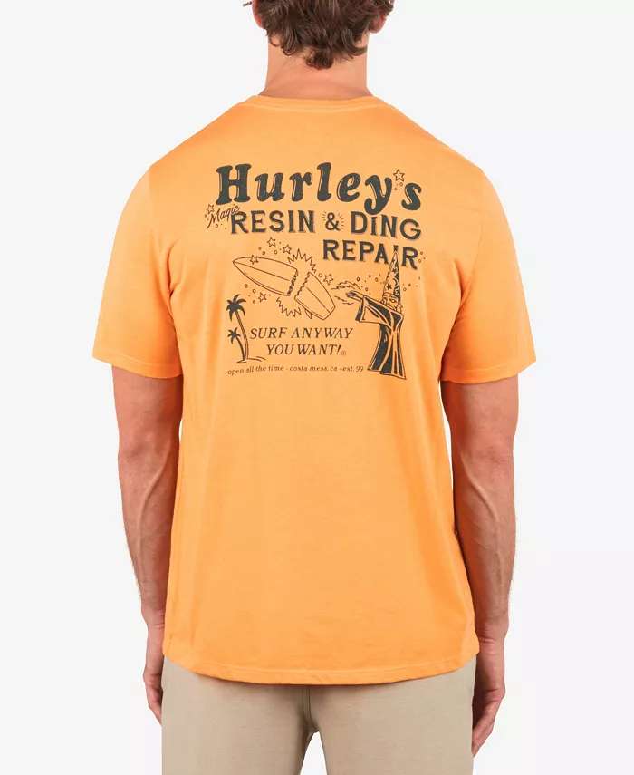 

Мужская футболка Magic с коротким рукавом Hurley, оранжевый