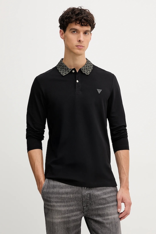 

Лонгслив Guess, черный