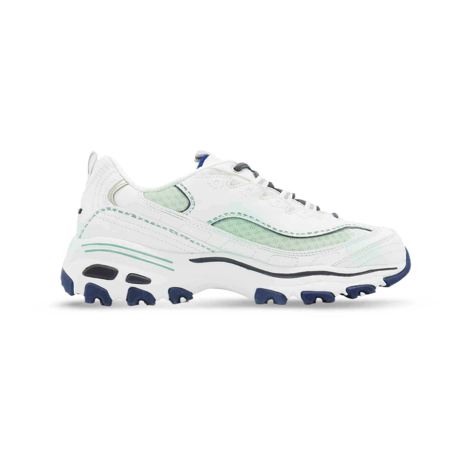 

Кроссовки Skechers D"Lites 1.0 Chunky Sneakers Women's Low-top Green, зеленый