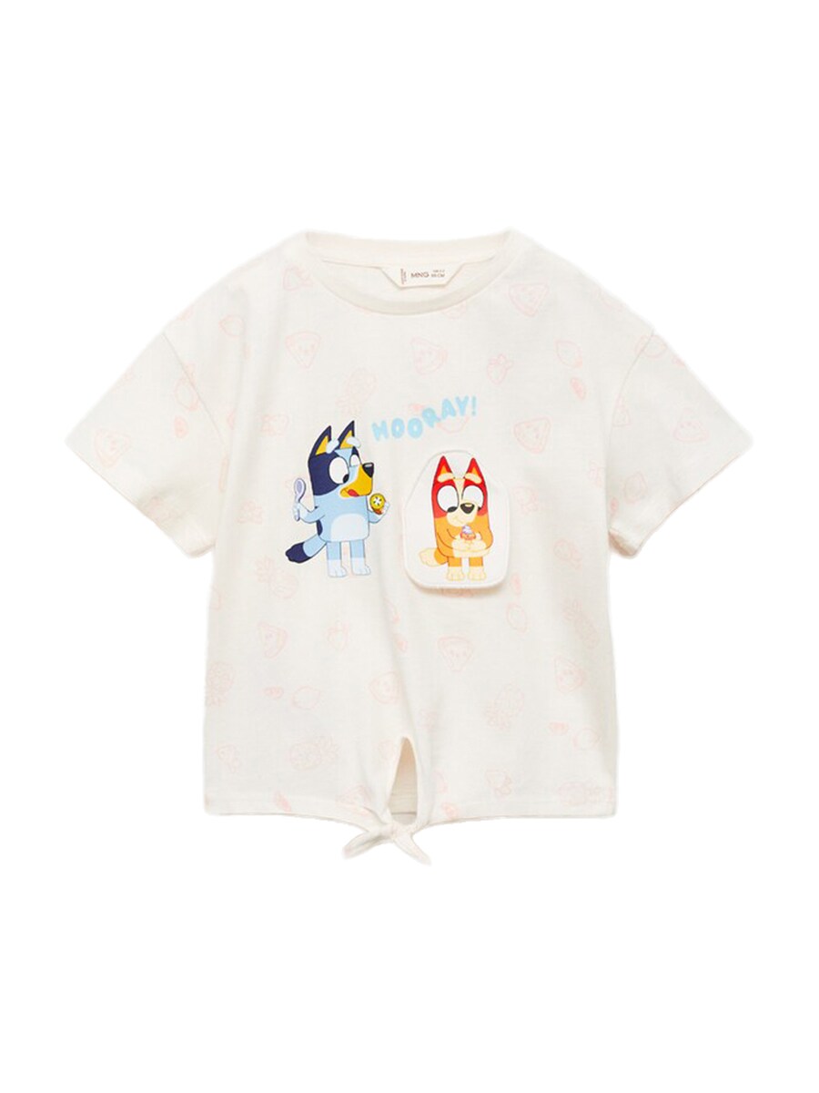 

Футболка MANGO KIDS BLUKIWI, Off white