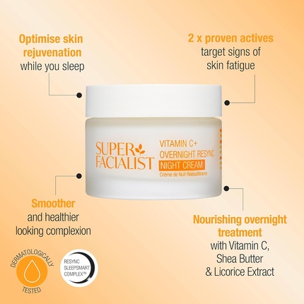 Крем для лица Super Facialist — Ночной с витамином C Overnight Resync Glow, 50 мл — фото 2