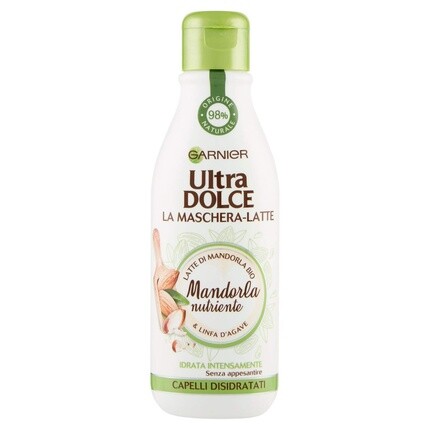 

Garnier Ultra Sweet Almond Milk Маска с органическим миндалем, увлажняющая без нанесения, 250 мл