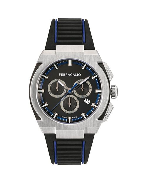 

Хронограф Ferragamo Edge Chrono, 43 мм Ferragamo, цвет Black