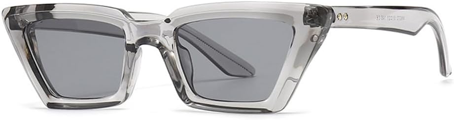 

Женские солнцезащитные очки Rivets «кошачий глаз» с защитой от УФ-излучения UV400 для занятий спортом на открытом воздухе, бега и езды на велосипеде generic, Gray Gray