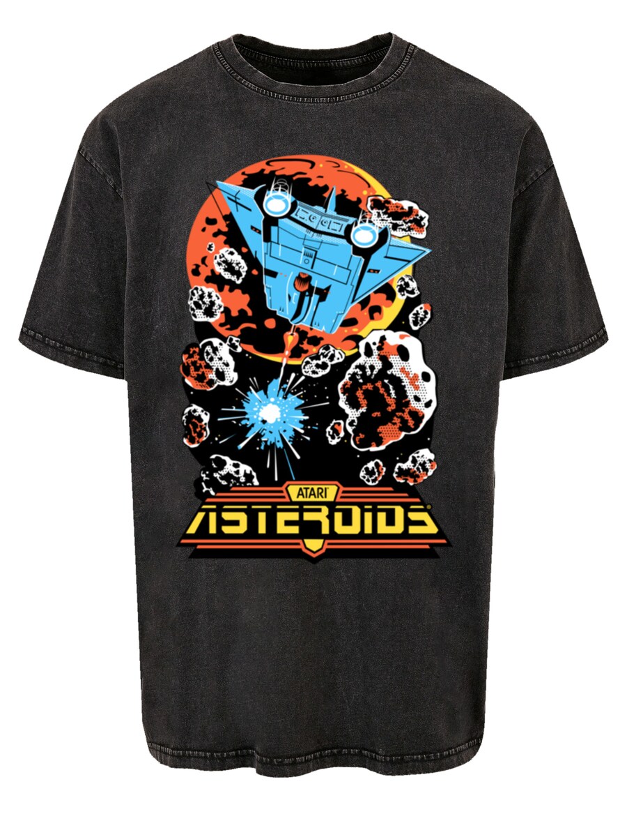 

Рубашка F4NT4STIC Asteroids Vintage Atari Retro Gaming, черный