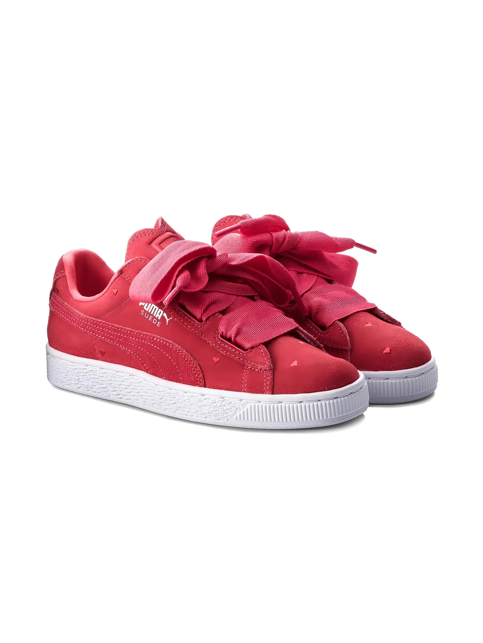 

Кроссовки Suede Heart GS Valentine - Paradise Puma Kids, красный