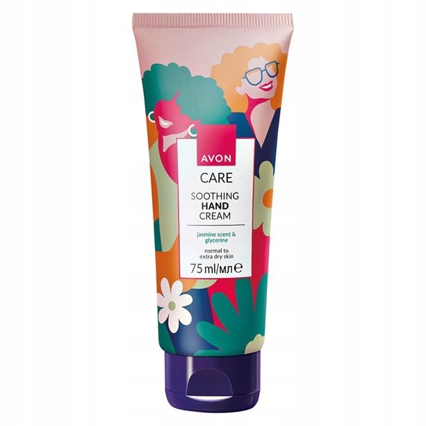 

Avon Care Deco Collection, Разглаживающий крем для рук для женщин, жасмин, 75 мл