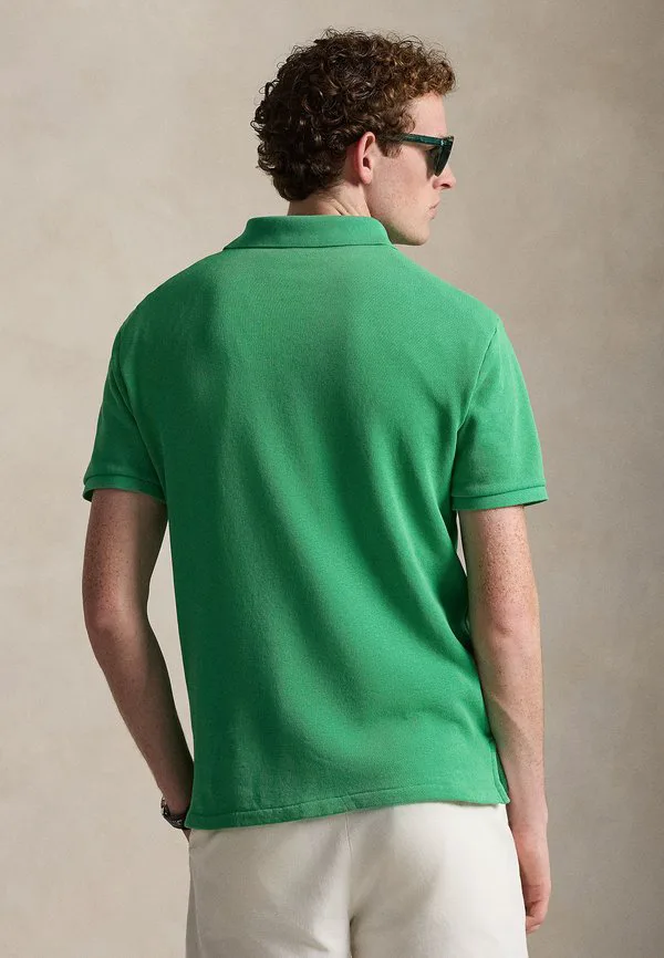 Рубашка поло из французского махрового трикотажа Polo Ralph Lauren, Summer Emerald — фото 3