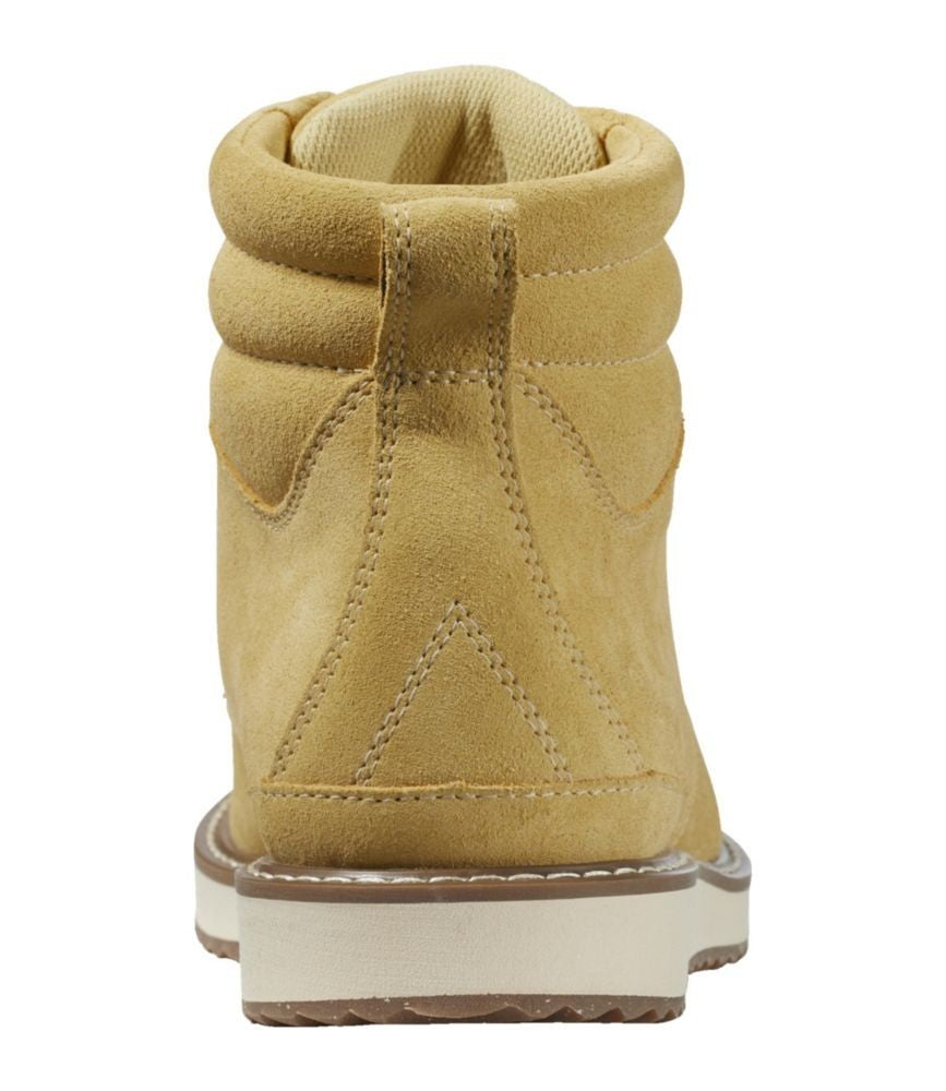 Женские светло-золотистые замшевые ботинки LLBean Stonington Chukka с мок-носком JOBB1240 L.L. Bean, коричневый — фото 4