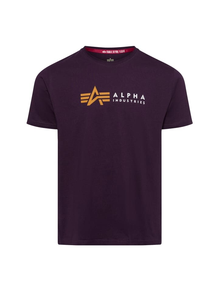 

Футболка Alpha Industries, фиолетовый