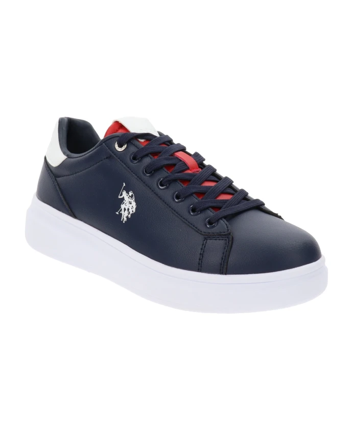 Мужские кроссовки из искусственной кожи U.S. Polo Assn., синий — фото 2