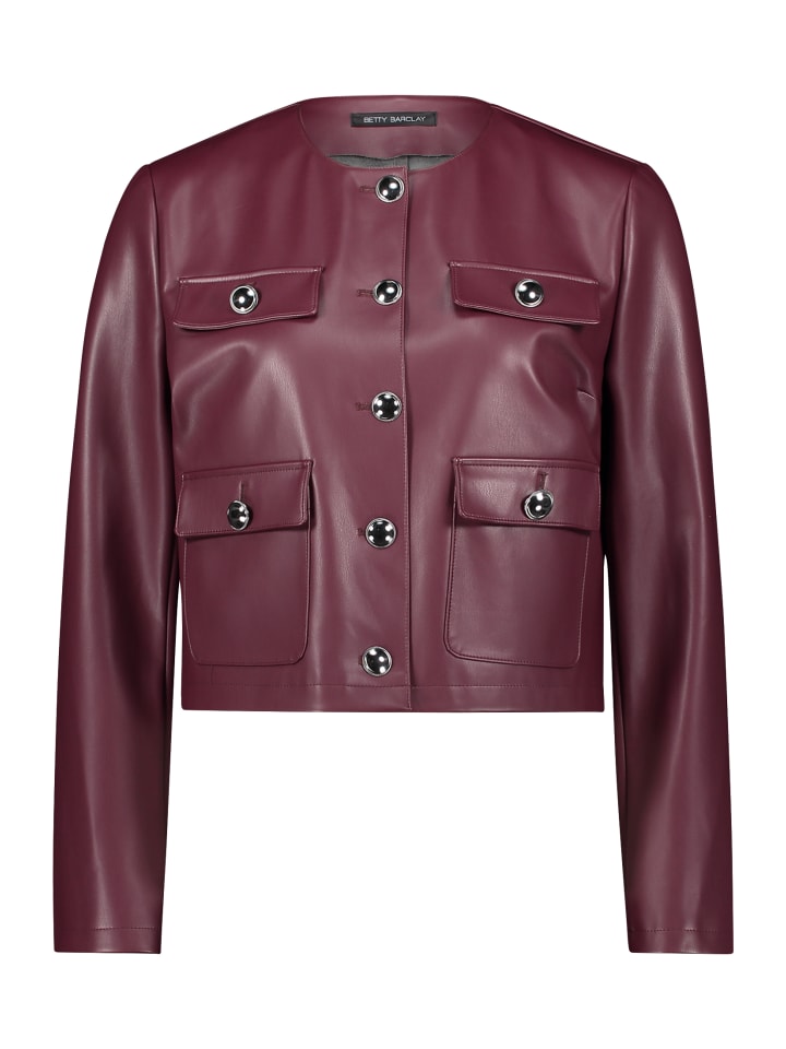 

Betty Barclay Пиджак с длинными рукавами темно-баклажанового цвета