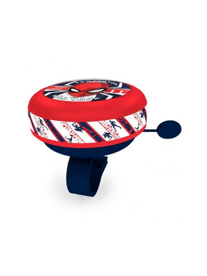 

Велосипедный звонок Человека-паука в культовом дизайне Spiderman, красного цвета