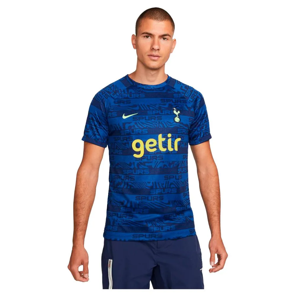 

Футболка с коротким рукавом Nike Tottenham Hotspur FC 22/23 Dri Fit pre match, синий
