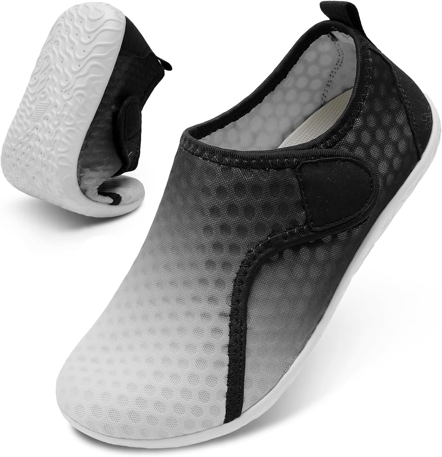 

Водные тапочки XIHALOOK для женщин и мужчин, быстро сохнут, легкие, босоножки для пляжа, плавания, бассейна, серфинга, йоги и спорта, белый/черный