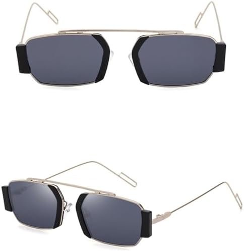 

Панк-солнцезащитные очки для мужчин, винтажные, маленькие, в алюминиевой оправе, для женщин, солнцезащитные очки для женщин, очки с защитой от УФ-излучения UV400 MTZJH, C2