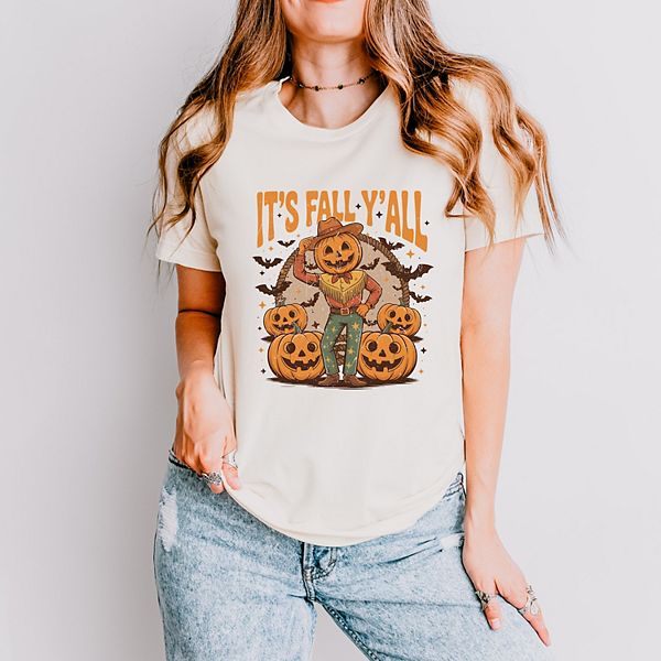 

Футболка с коротким рукавом It'S fall y'all pumpkin cowboy Simply Sage Market, Cream, Зеленый, Футболка с коротким рукавом It'S fall y'all pumpkin cowboy Simply Sage Market, Cream